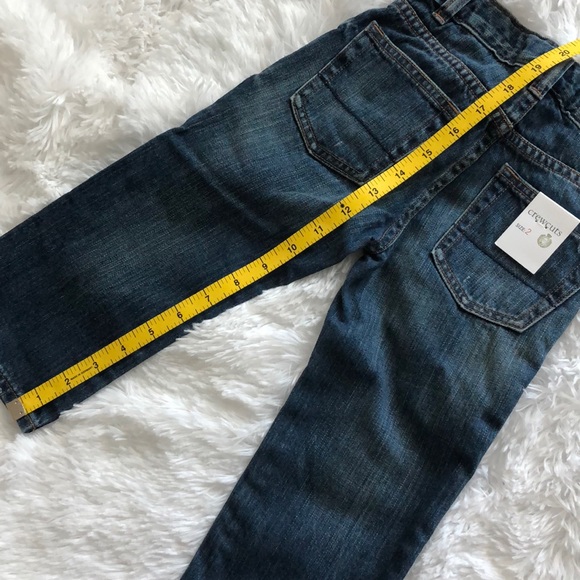 Jcrew crewcuts size 2 straight jeans - Picture 4 of 7